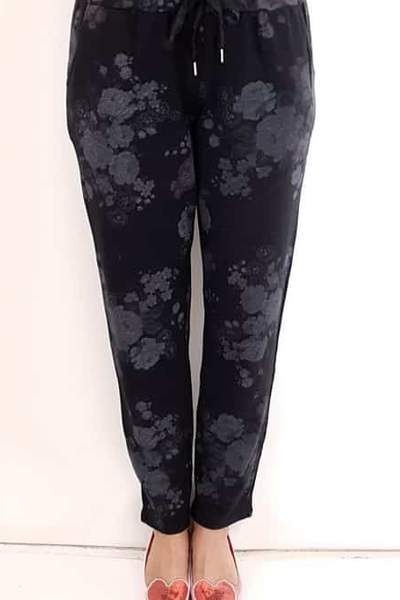 HELGA MAY_JOGGERS HIGH TEA BLACK _ _ Ebony Boutique NZ