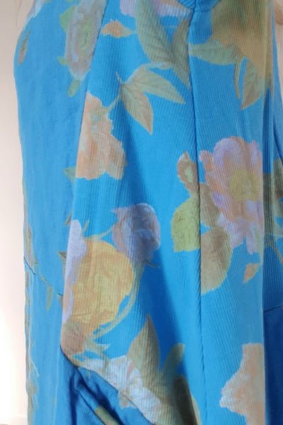 HELGA MAY_JUNGLE DRESS GENTLE ROSE TURQUOISE _ _ Ebony Boutique NZ
