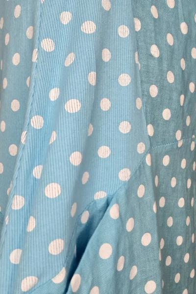 HELGA MAY_JUNGLE DRESS MINI POLKA DOT AQUA BLUE _ _ Ebony Boutique NZ