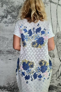 HELGA MAY_JUNGLE DRESS POLKA DOT MEDLEY WHITE _ _ Ebony Boutique NZ