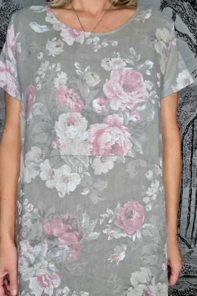 HELGA MAY_JUNGLE DRESS SCARLETT ROSE MOCHA _ _ Ebony Boutique NZ