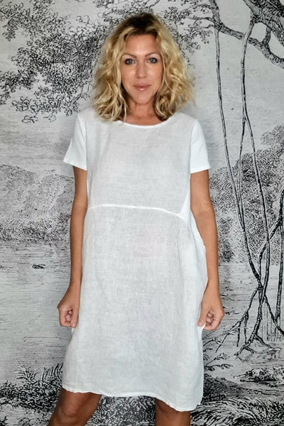 HELGA MAY_JUNGLE DRESS WHITE _ _ Ebony Boutique NZ