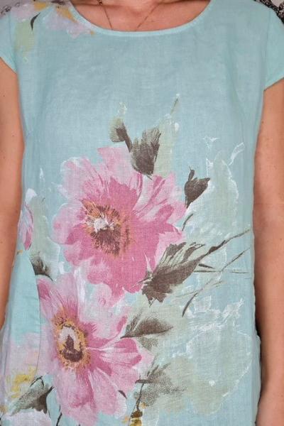 HELGA MAY_KENNEDY DRESS WATERCOLOUR ROSE MINT _ _ Ebony Boutique NZ