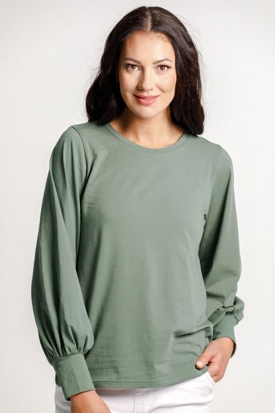 HOME-LEE_LAYLAH TOP MOSS _ _ Ebony Boutique NZ