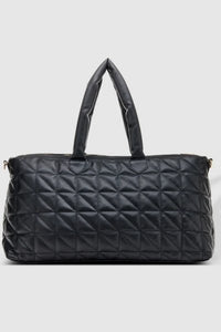 LOUENHIDE_CANYON OVERNIGHT BAG PUFFER BLACK _ CANYON OVERNIGHT BAG PUFFER BLACK _ Ebony Boutique NZ