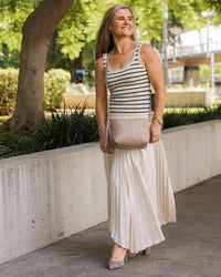LOUENHIDE_KASEY TEXTURED CROSSBODY BAG PUTTY _ KASEY TEXTURED CROSSBODY BAG PUTTY _ Ebony Boutique NZ