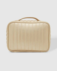 LOUENHIDE_MAGGIE COSMETIC CASE CHAMPAGNE _ MAGGIE COSMETIC CASE CHAMPAGNE _ Ebony Boutique NZ