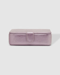 LOUENHIDE_MARCIE JEWELLERY BOX METALLIC LILAC _ MARCIE JEWELLERY BOX METALLIC LILAC _ Ebony Boutique NZ