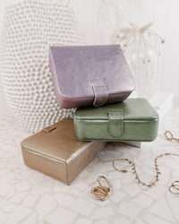 LOUENHIDE_MARCIE JEWELLERY BOX METALLIC LILAC _ MARCIE JEWELLERY BOX METALLIC LILAC _ Ebony Boutique NZ