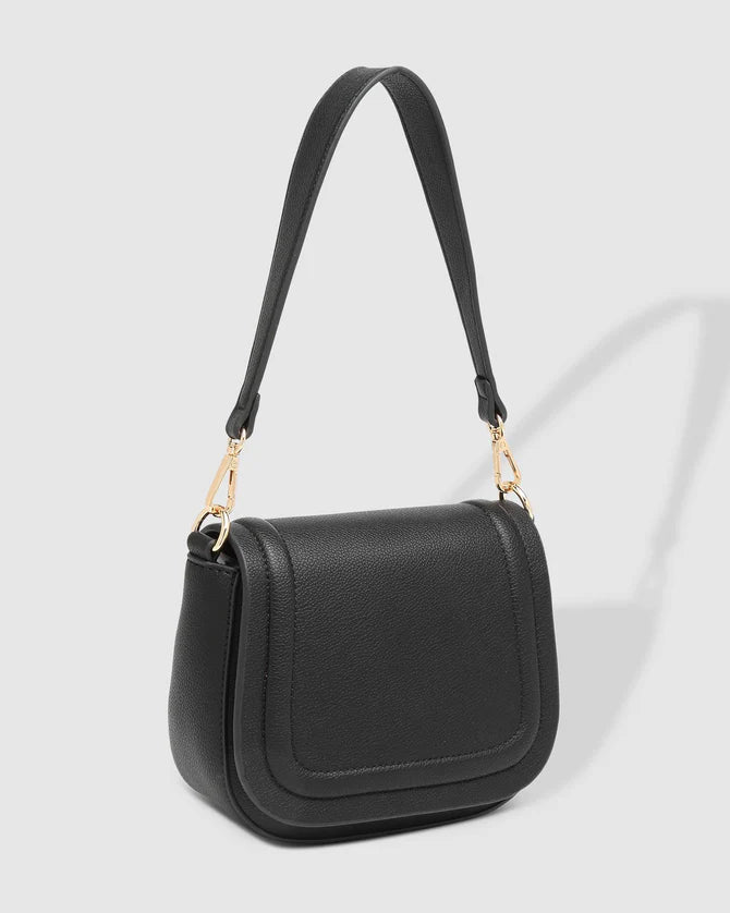LOUENHIDE_SYDNEY SHOULDER BAG BLACK _ SYDNEY SHOULDER BAG BLACK _ Ebony Boutique NZ