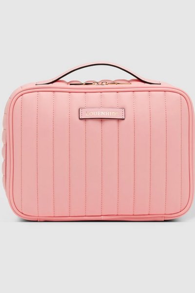 LOUENHIDE_MAGGIE COSMETIC CASE RECYCLED PINK _ _ Ebony Boutique NZ