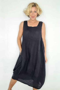 HELGA MAY_MAXI TANK DRESS MIDNIGHT NAVY _ _ Ebony Boutique NZ