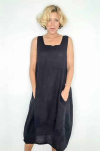 HELGA MAY_MAXI TANK DRESS MIDNIGHT NAVY _ _ Ebony Boutique NZ