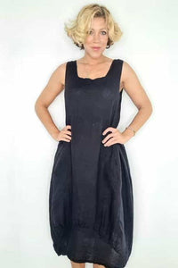 HELGA MAY_MAXI TANK DRESS MIDNIGHT NAVY _ _ Ebony Boutique NZ