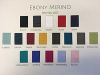 EBONY_WOMENS 100% MERINO (210) LONG SLEEVE V NECK TOP _ _ Ebony Boutique NZ