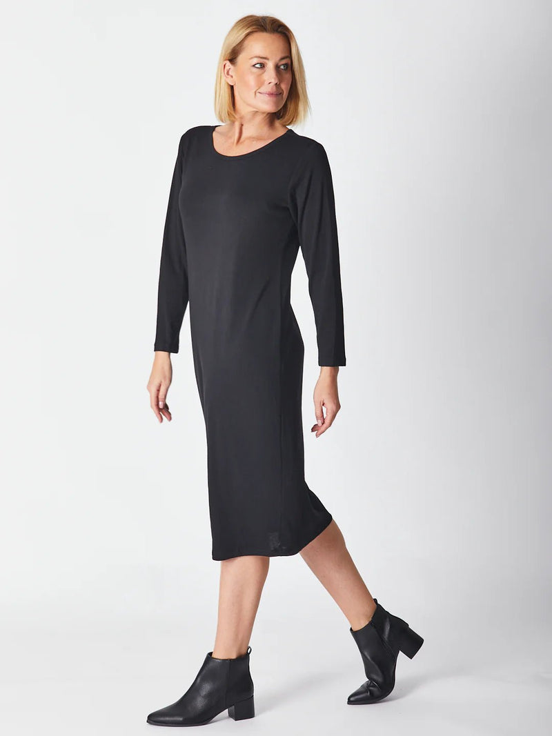 CORDELIA STREET_MUST HAVE LAYER DRESS WITH LONG SLEEVES _ _ Ebony Boutique NZ