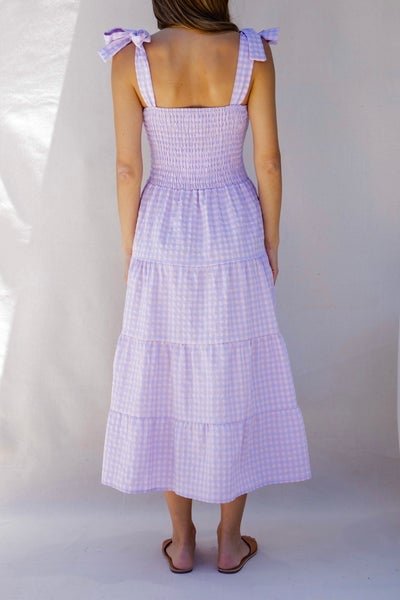 MINIMALIST COLLECTIVE_OLIVER TIERED GINGHAM DRESS _ _ Ebony Boutique NZ