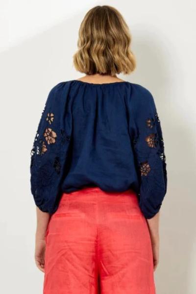 FATE + BECKER_OUR LOVE EMBROIDERED TOP _ _ Ebony Boutique NZ