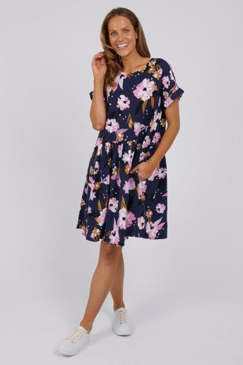 ELM_PALOMA FLORAL DRESS _ _ Ebony Boutique NZ