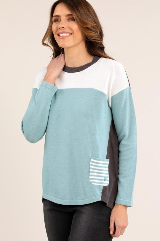 YARRA TRAIL_PANELLED JUMPER _ _ Ebony Boutique NZ