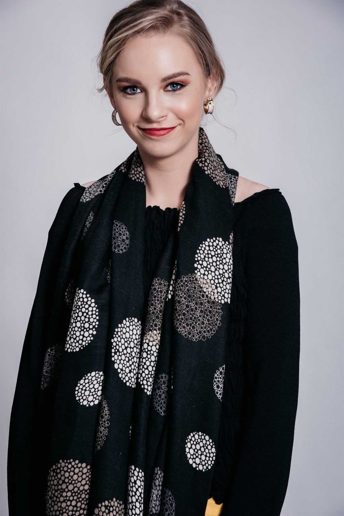 ACCESSORIES_PEBBLE SCARF _ _ Ebony Boutique NZ