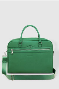 LOUENHIDE_PORTLAND GREEN LAPTOP BAG _ _ Ebony Boutique NZ