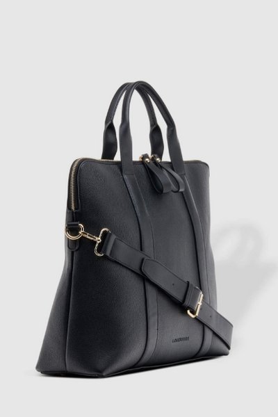 Rhodes Black Gold Hardware Laptop Bag | Louenhide | Women's Bags NZ ...