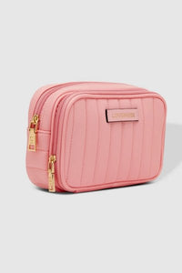 LOUENHIDE_ROSIE COSMETIC CASE RECYCLED PINK _ _ Ebony Boutique NZ