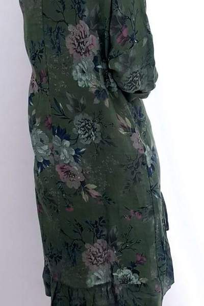 HELGA MAY_SAMBA DRESS WILDFLOWER PINE _ _ Ebony Boutique NZ