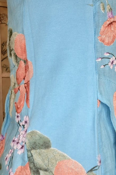 HELGA MAY_SLIM KENNEDY DRESS SAKURA SKY BLUE _ _ Ebony Boutique NZ