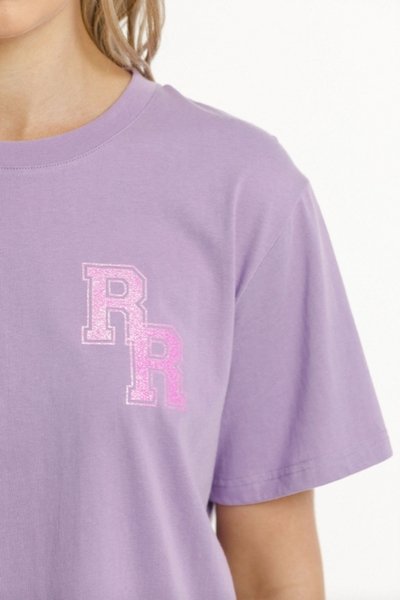 ROSE ROAD_TOPHER TEE WITH GLITTER PRINT _ _ Ebony Boutique NZ