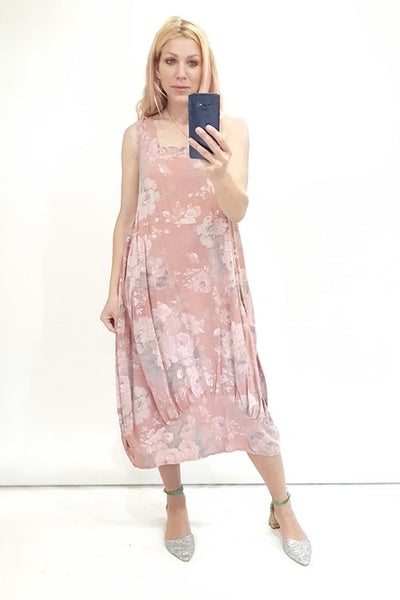 HELGA MAY_VISCOSE MAXI TANK DRESS SCARLETT ROSE BERRY _ _ Ebony Boutique NZ