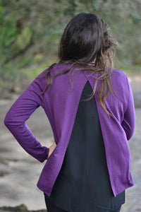 EBONY_X OVER BACK LAYERED JUMPER _ _ Ebony Boutique NZ