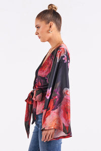 FATE + BECKER_YOU'RE ENOUGH WRAP TOP _ _ Ebony Boutique NZ