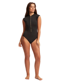 SEAFOLLY_ZIP FRONT ONE PIECE _ _ Ebony Boutique NZ